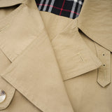 Justine beltedwaist trench coat