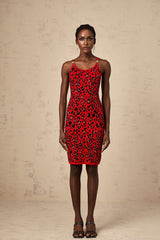 Kadence Mini Dress Leopard Lurex Print