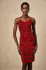 Kadence Mini Dress Leopard Lurex Print