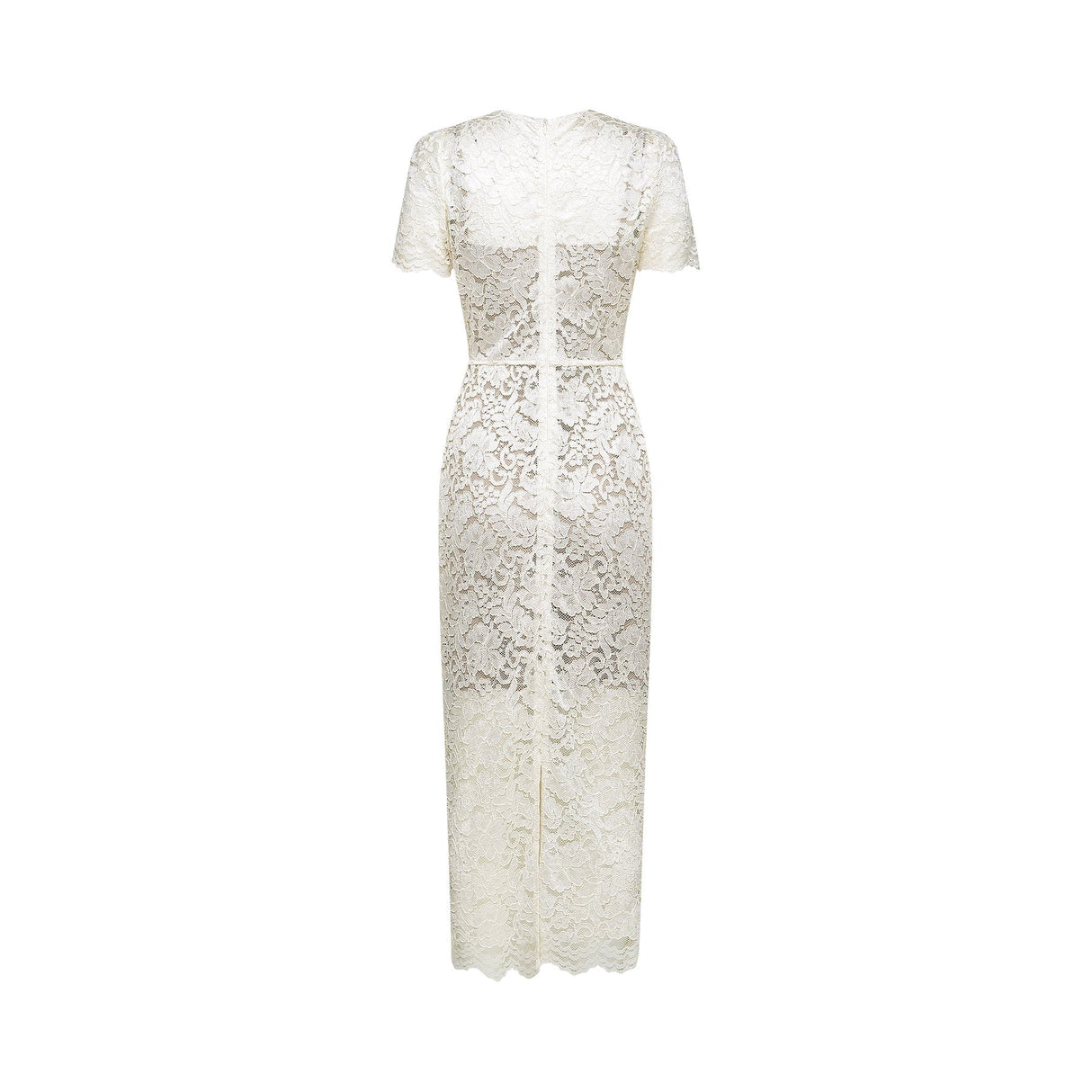 Kalena embellished lace midi dress