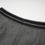 Kali Top & Shorts Herringbone Grey Peplum Crystal Embellished