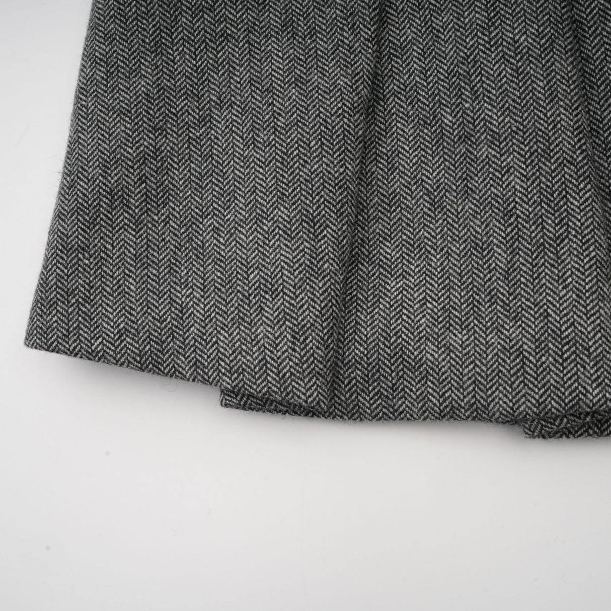 Kali Top & Shorts Herringbone Grey Peplum Crystal Embellished