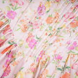 Kara floralprint cotton mini dress