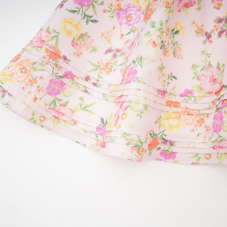 Kara floralprint cotton mini dress