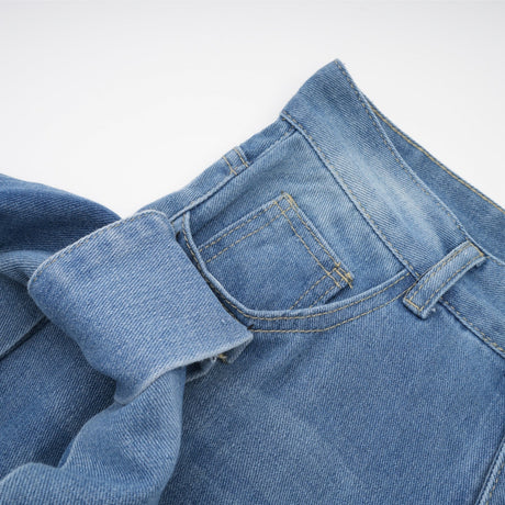 Khloe Jeans Wide Leg with Bow Detail