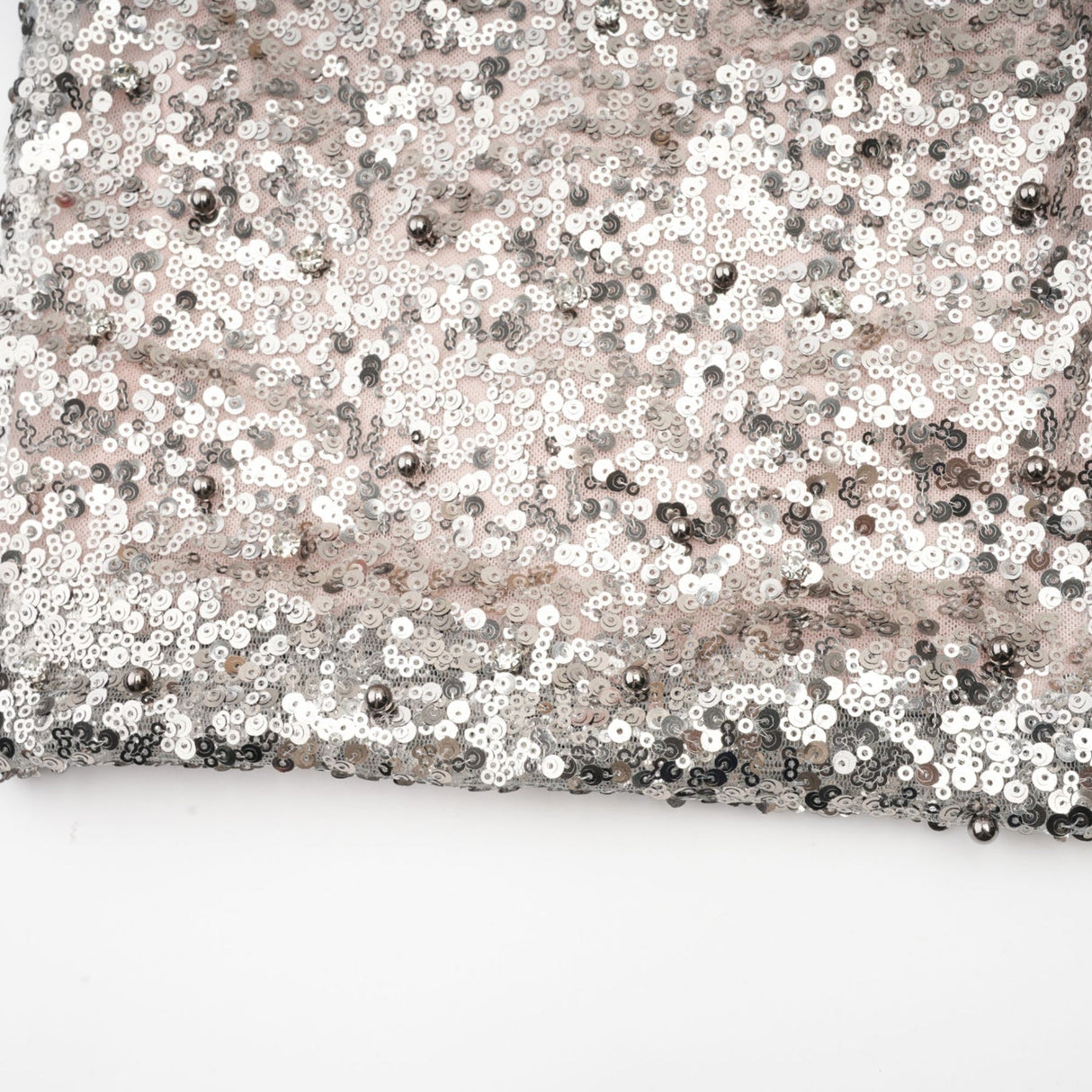 Kiara Maxi Dress - Asymmetric One - Sleeve Design with Attached Scarf & Sequin Embellishments