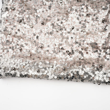 Kiara Maxi Dress - Asymmetric One - Sleeve Design with Attached Scarf & Sequin Embellishments