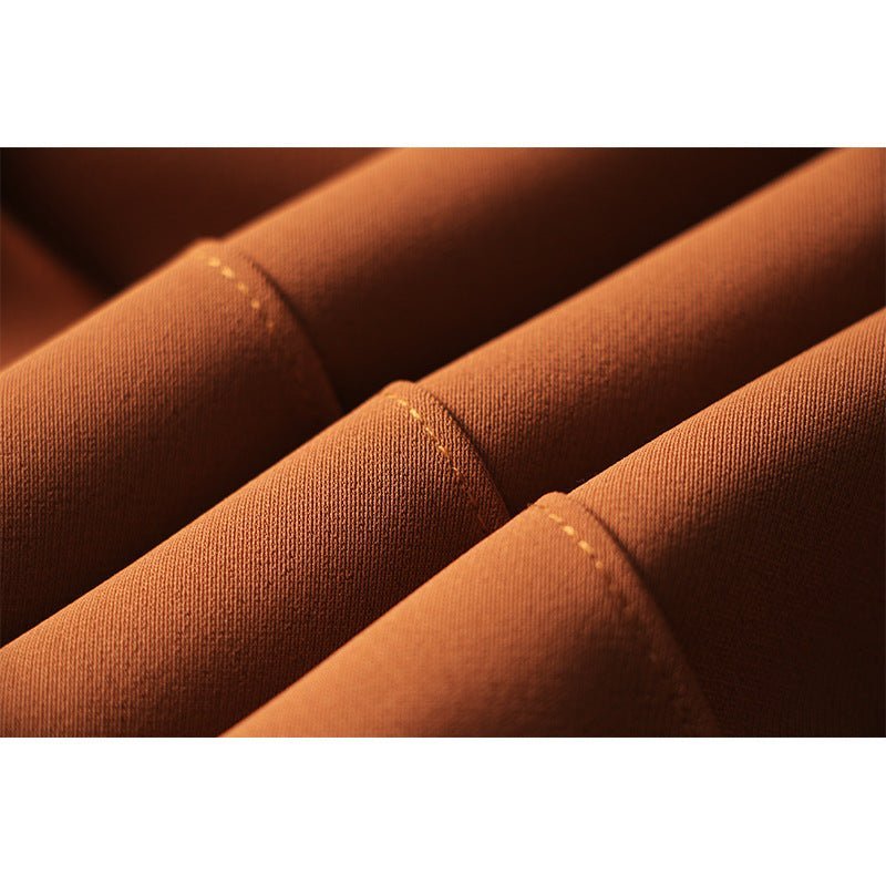 Kiara Trousers - High - Waisted Flare - Structured Tailoring - Contoured Waistline - Chain Embellishment - Layered Waistband