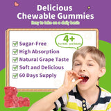 Kids Sleep Gummies – Melatonin - Free Magnesium, Vitamin B6 & D3, L - Theanine