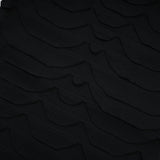 Kiera Midi Dress 3D Snake Pattern Godet Black & Flared