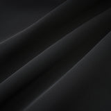 Laila Dress Black Flared Crystal Embellished & Pleated
