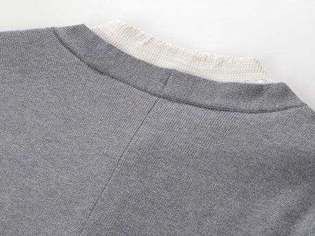 Laila Dress - Figure - Enhancing Silhouette - Elegant Layered Look - Deep V - Neck With Bow Accent - Frilled Cuffs & Bow