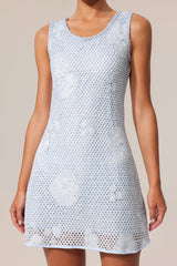 Laila Light Blue Lace Summer Dress for Women