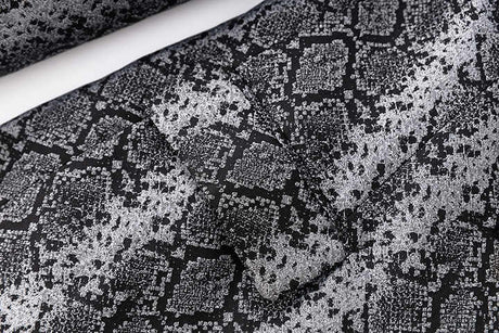 Landry Blazer - Tailored Silhouette - Snake Print Design - Metallic Accents - Slim Fit - Button Details