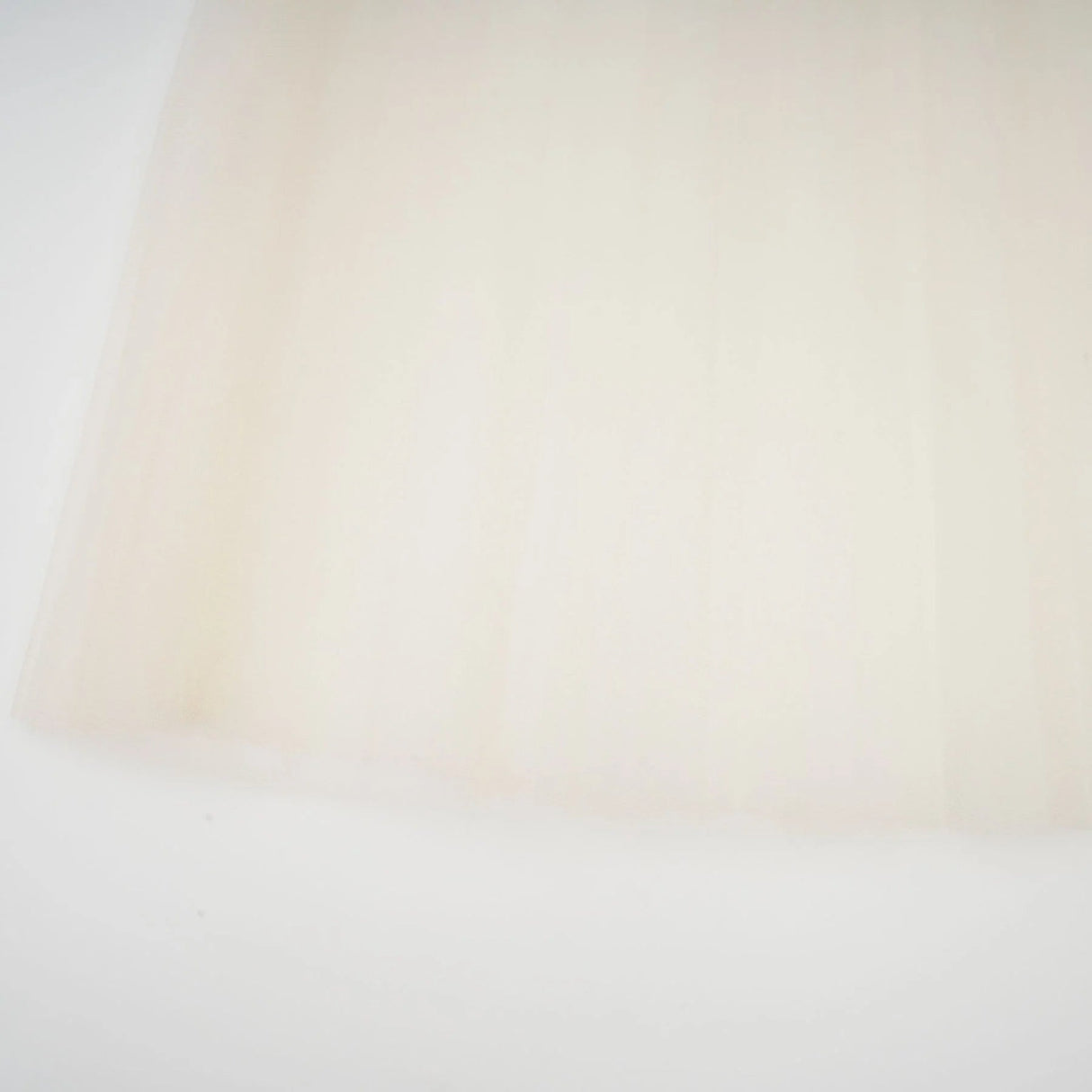 Landry Midi Dress White Tulle Bow Crystal Accent Zip Ankle - Length
