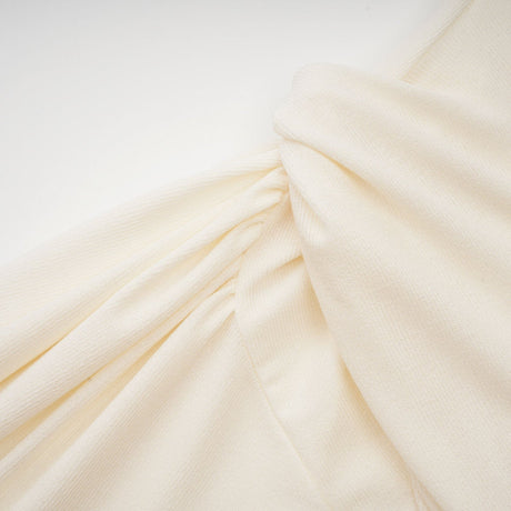 Lanetta jerseyknit draped midi dress