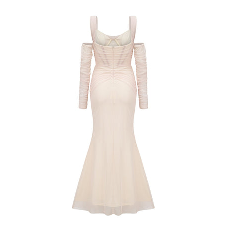 Laurianne white midi dress