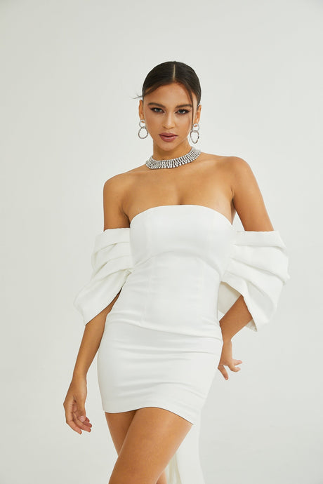 Leilani Mini Dress with Oversize Bow Detail