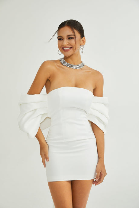 Leilani Mini Dress with Oversize Bow Detail