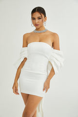 Leilani Mini Dress with Oversize Bow Detail