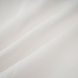Letizia Mini Dress White Flared Sleeves Sheer Button Hem