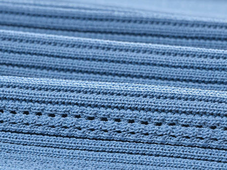 Lexi Midi Skirt - Slim Fit - Ribbed Texture - High - Waisted Design - Statement Gold Buttons - Versatile Styling