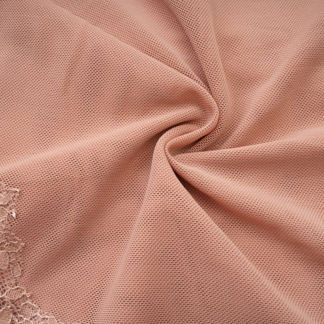 Lexi Mini Dress Pink Bustier Lace Hem & Spaghetti Straps