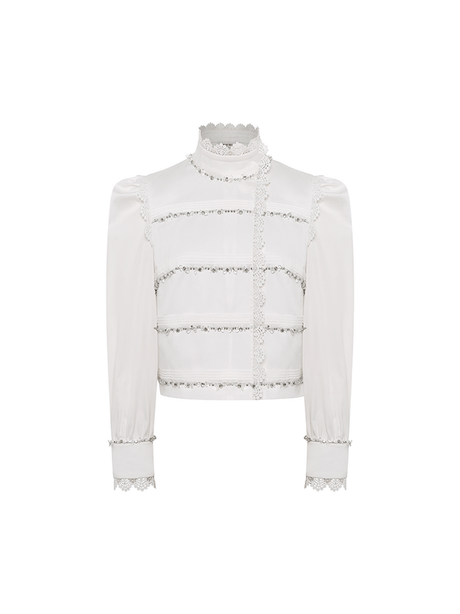 Liana Blouse - Elegant Design - Tailored Fit - Puffed Sleeves - Breathable Fabric - Versatile Style
