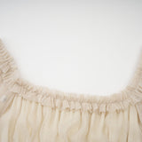 Liana Midi Dress with Metallic Threading and Tiered Design