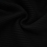 Liana Top Liana Twist Detail High Neck Sleeveless Black Ribbed