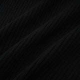 Liana Top Liana Twist Detail High Neck Sleeveless Black Ribbed