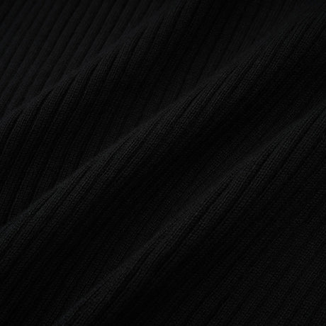 Liana Top Liana Twist Detail High Neck Sleeveless Black Ribbed