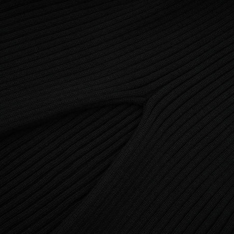 Liana Top Liana Twist Detail High Neck Sleeveless Black Ribbed