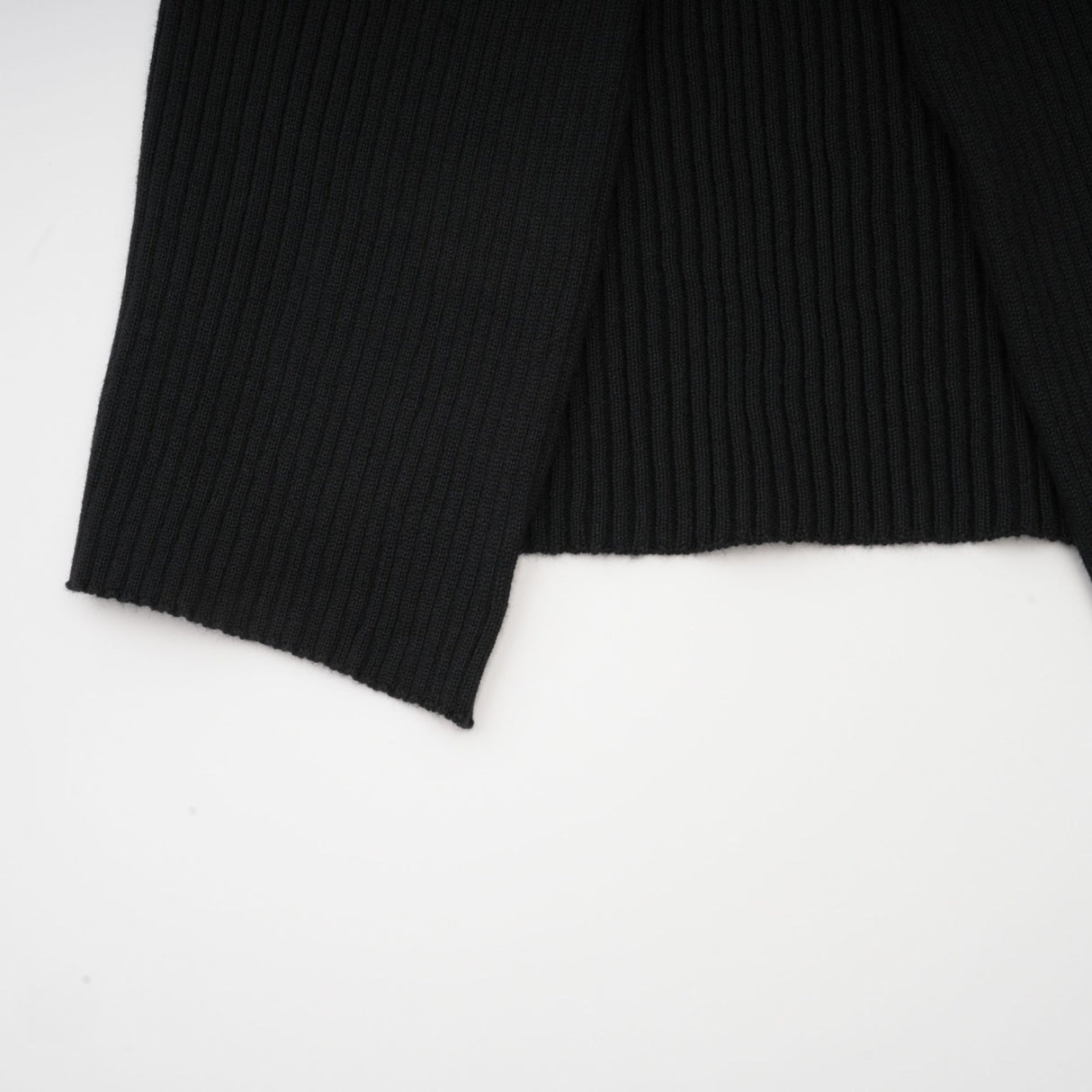 Liana Top Liana Twist Detail High Neck Sleeveless Black Ribbed