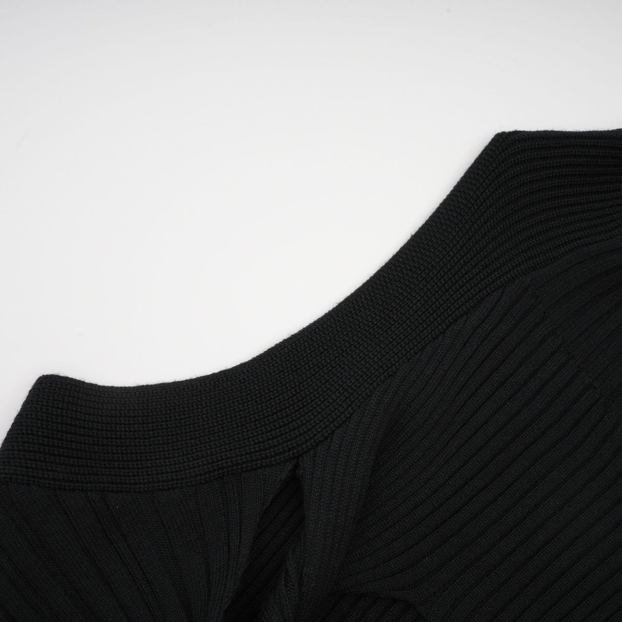 Liana Top Liana Twist Detail High Neck Sleeveless Black Ribbed