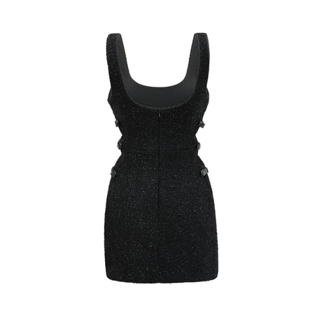 Liane bowdetail cutout mini dress