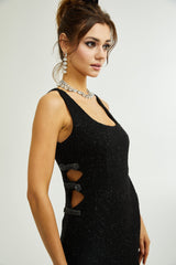 Liane bowdetail cutout mini dress