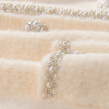 Liane fauxpearl embellished jacket  skirt matching set