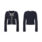Liane fauxpearl embellished jacket  skirt matching set