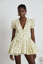 Liane floralprint pleated mini dress