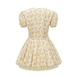 Liane floralprint pleated mini dress