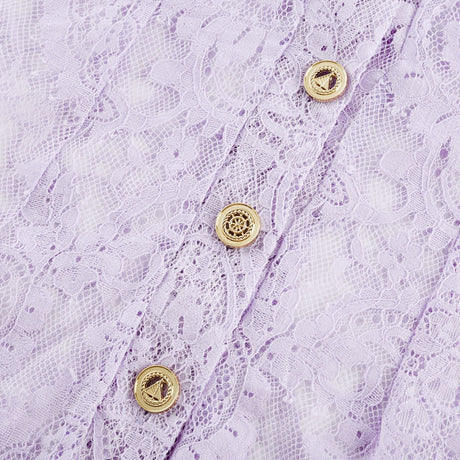 Lisette fauxfloral embellished top  skirt matching set