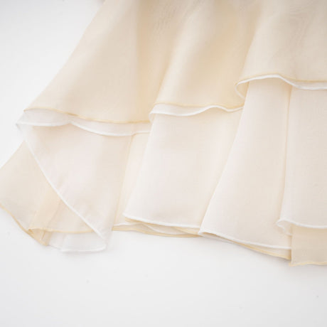Lisette offshoulder chiffon mini dress
