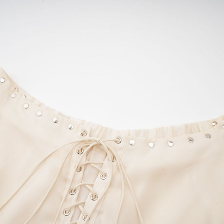 Lisette offshoulder chiffon mini dress