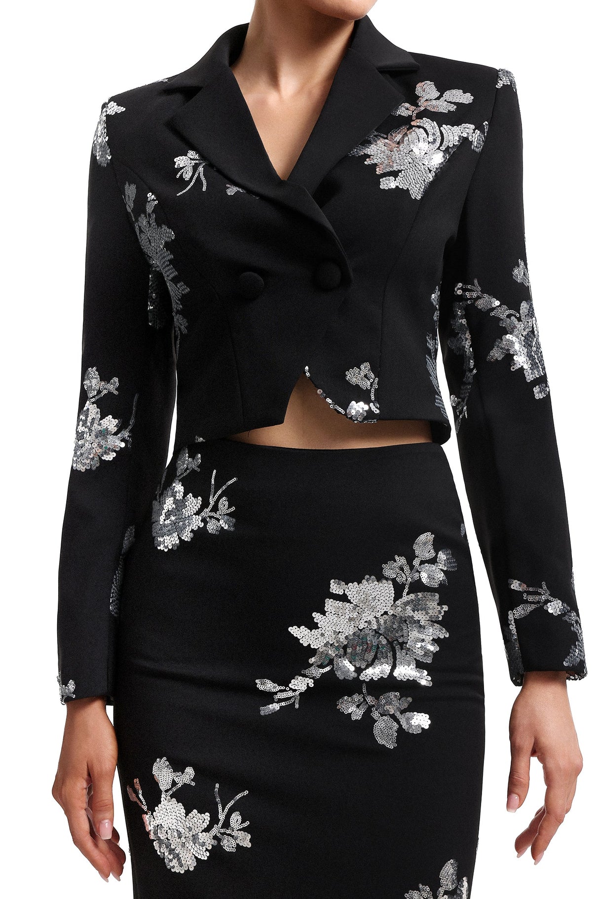 Livia M Stretch Fit Bodycon Dress in Black