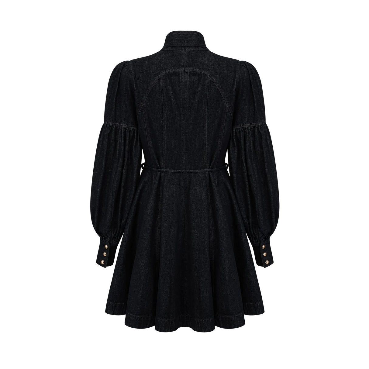 Lodovica Mini Dress Dark - Blue Contrast - Stitch Denim