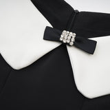 Lodovica Mini Dress Lodovica Reversible Off Shoulder Bowknot Panelled