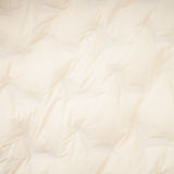 Lorenzina Coat Off White Suede Fox Fur Padded