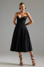 Lucia Black Strapless Maxi Dress Elegant and Versatile for Special Occasions