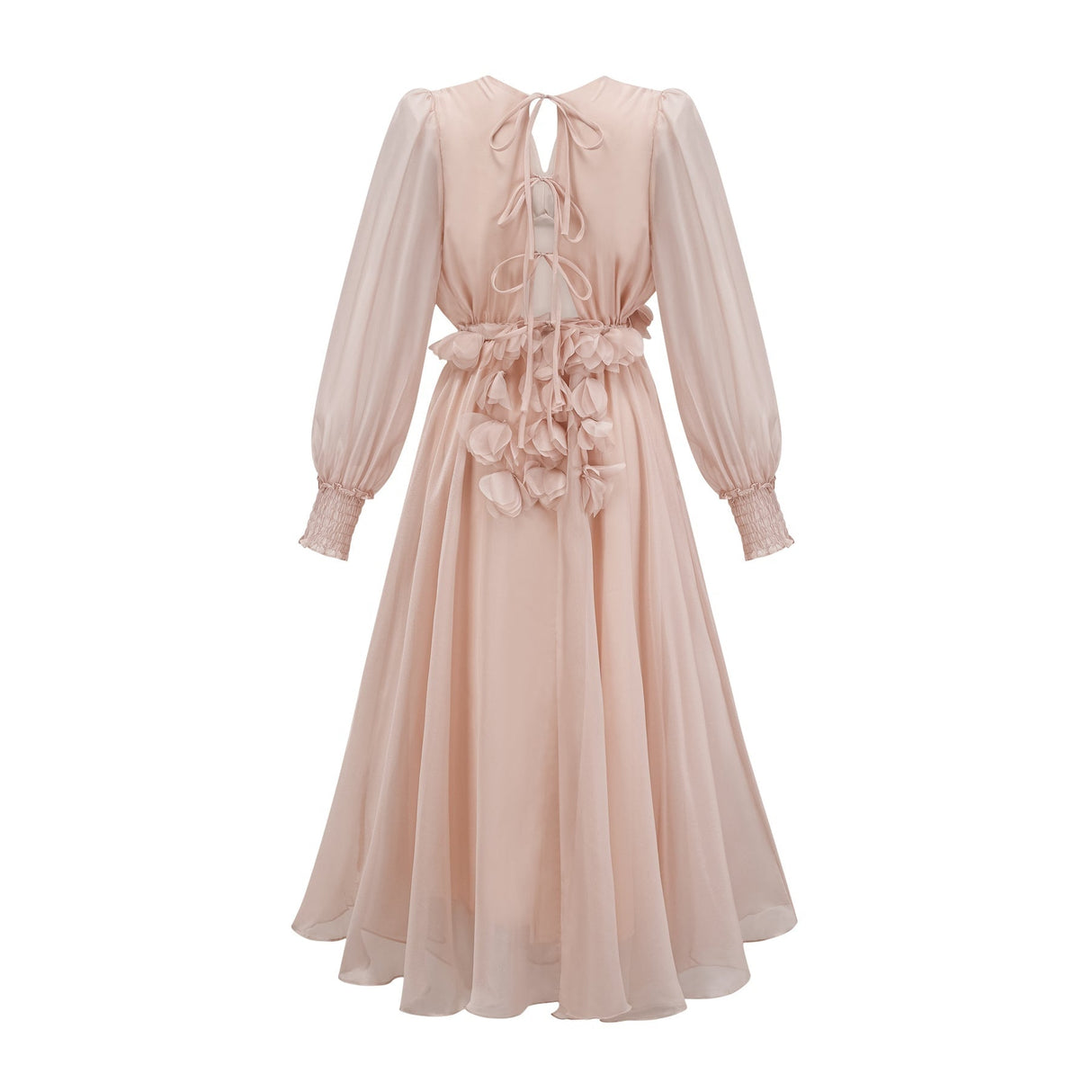 Lucie fauxfloral embellished midi dress